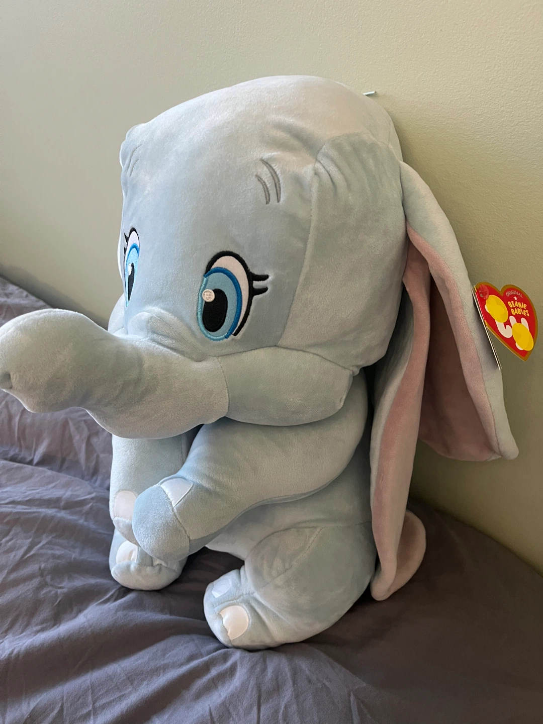 18 Inches Brand New Disney Dumbo Beanie Buddies Plush - photo 3