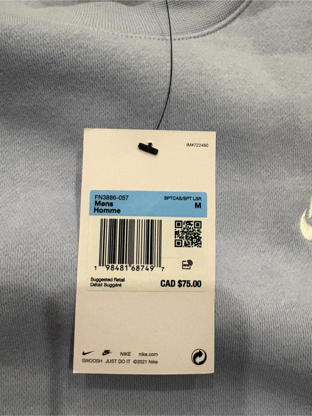 New Nike Club Crew Men's - Size M - photo 2