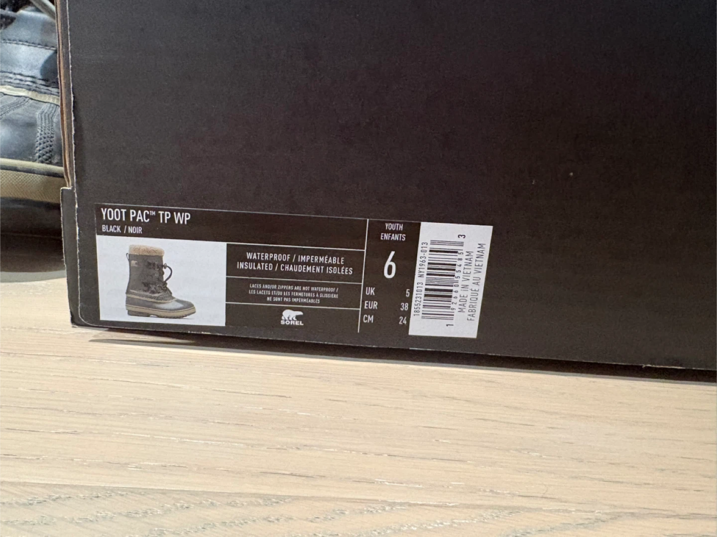 Sorel Yoot Pac TP WP Youth Boots - Size 6 - photo 2