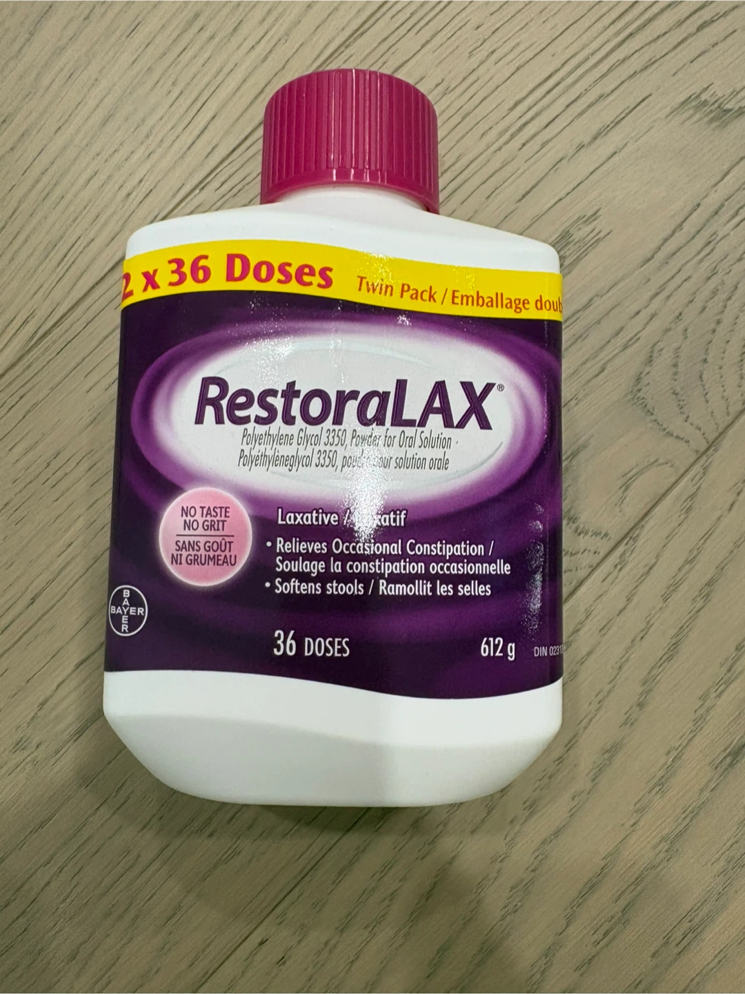 RestoraLAX 36 Doses - Exp Feb 2027