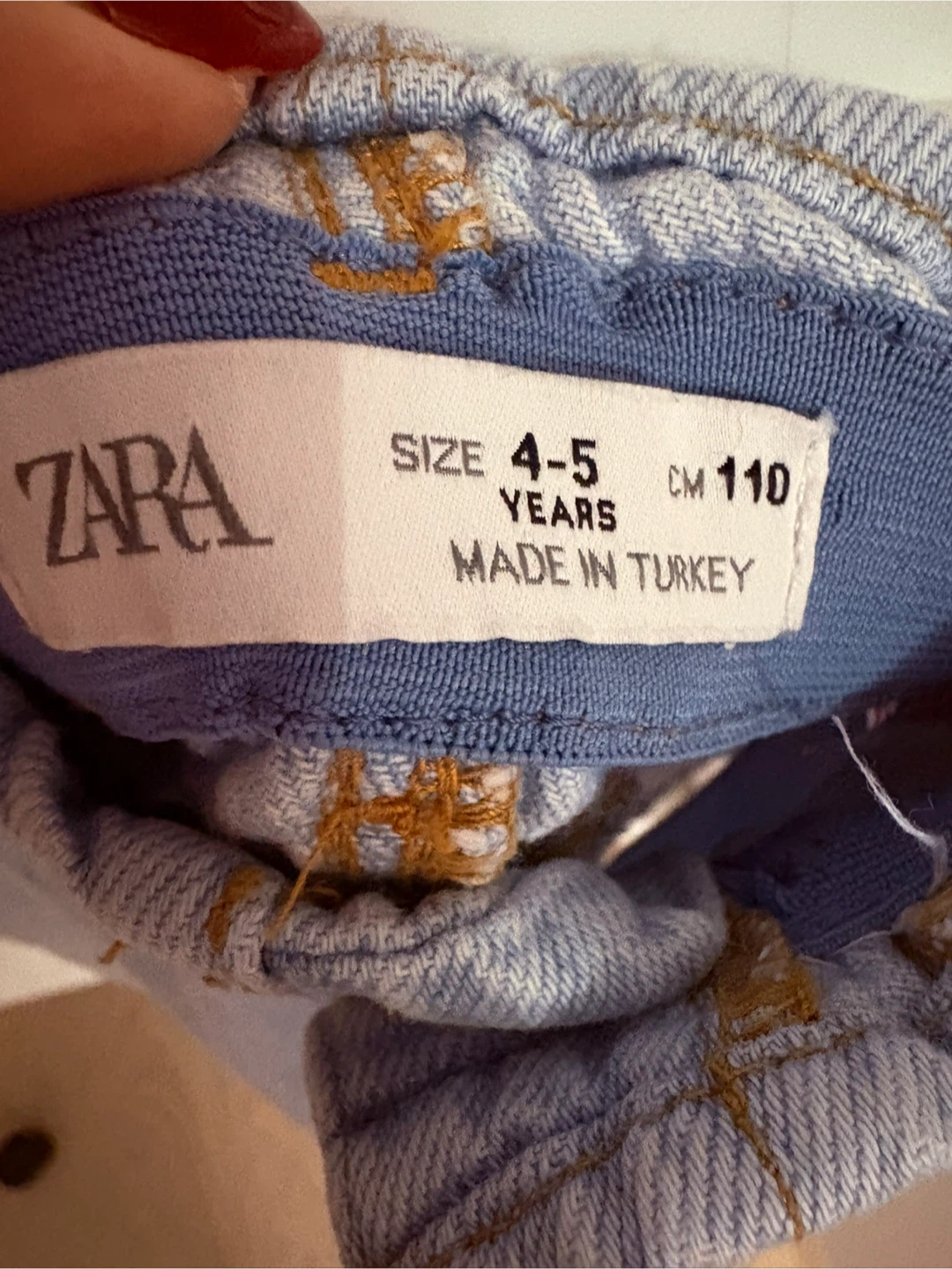 Zara Denim Skirt - Size 4-5 Years - photo 2