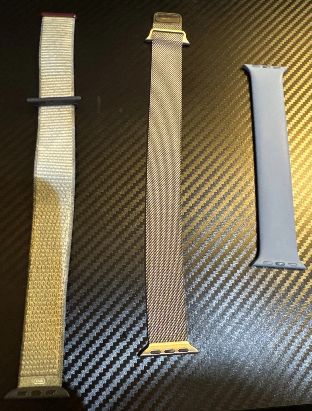 Lot of three Apple Watch Bands