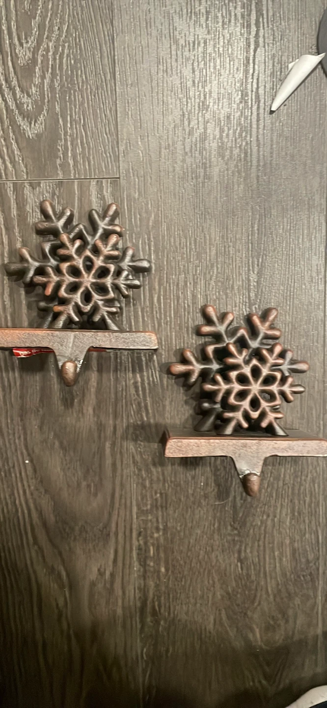 Home Accents Holiday Stocking Hangers - 7 in Rustic