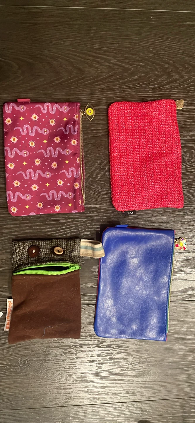 Ipsy Makeup Bags - Bundle of 4