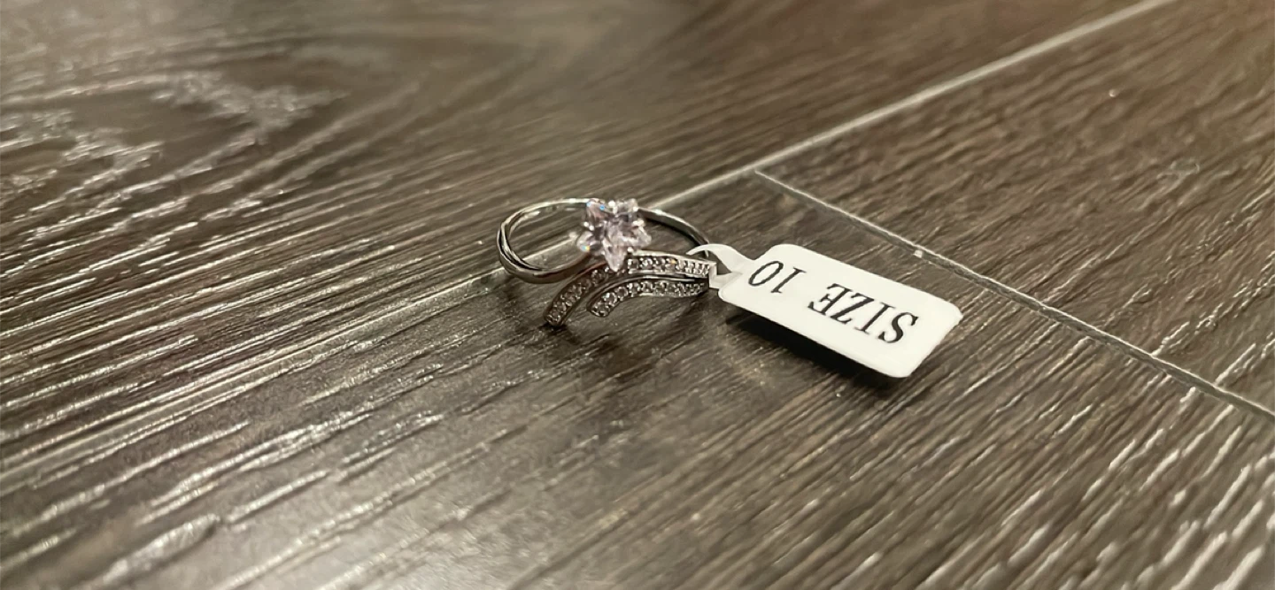 Silver Ring - Size 10 - photo 2