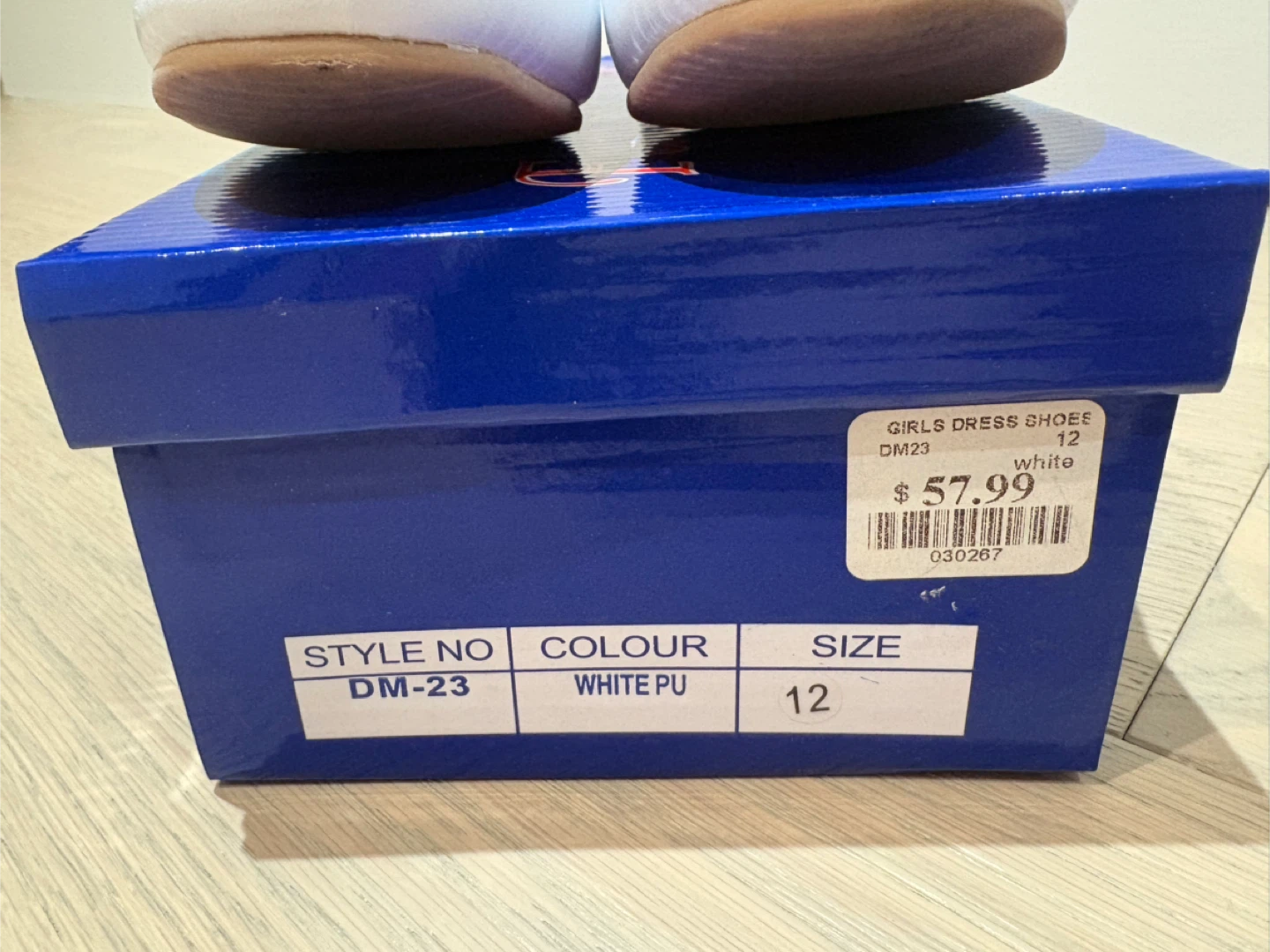 Fancy Kids White Dress Shoes - Size 12 - photo 3