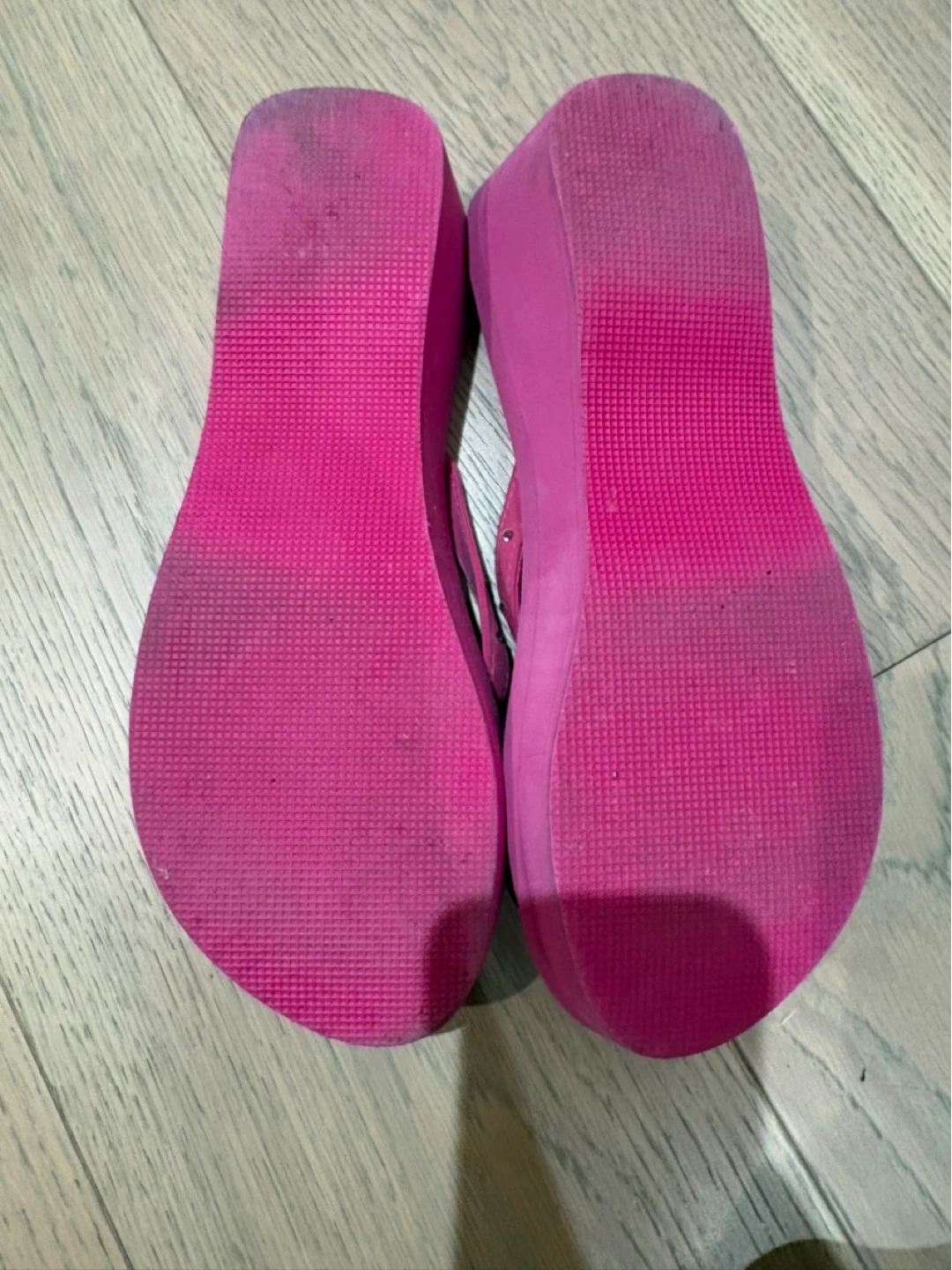 Size 10 - I'm Not a Princess, I'm The Queen Pink Flip Flops - photo 4