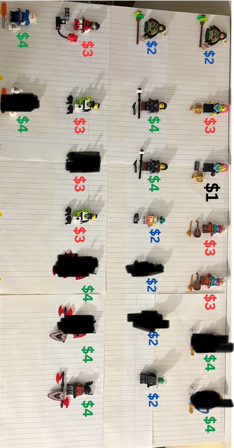 Lego Minifigures - $1 to $4 each - photo 2