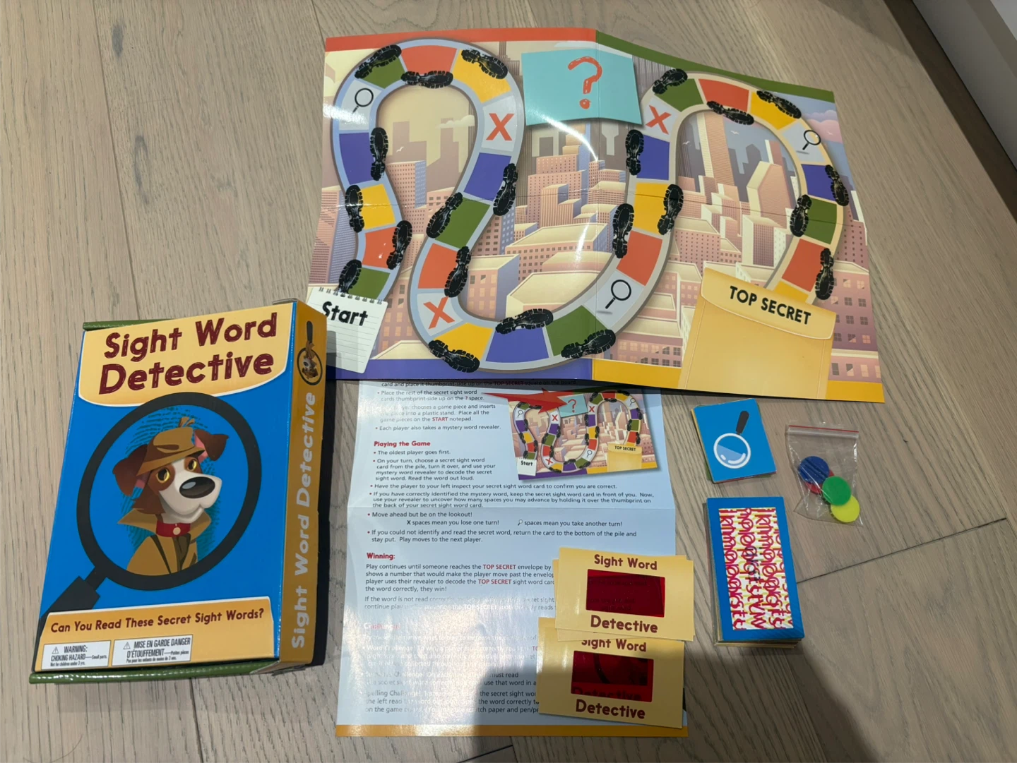 Sight Word Detective Board Game - photo 2