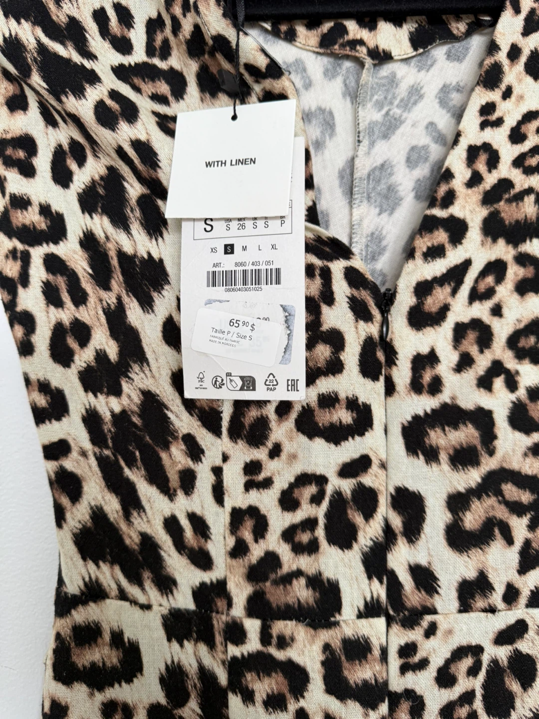 NEW Zara Leopard Print Midi Dress - photo 4