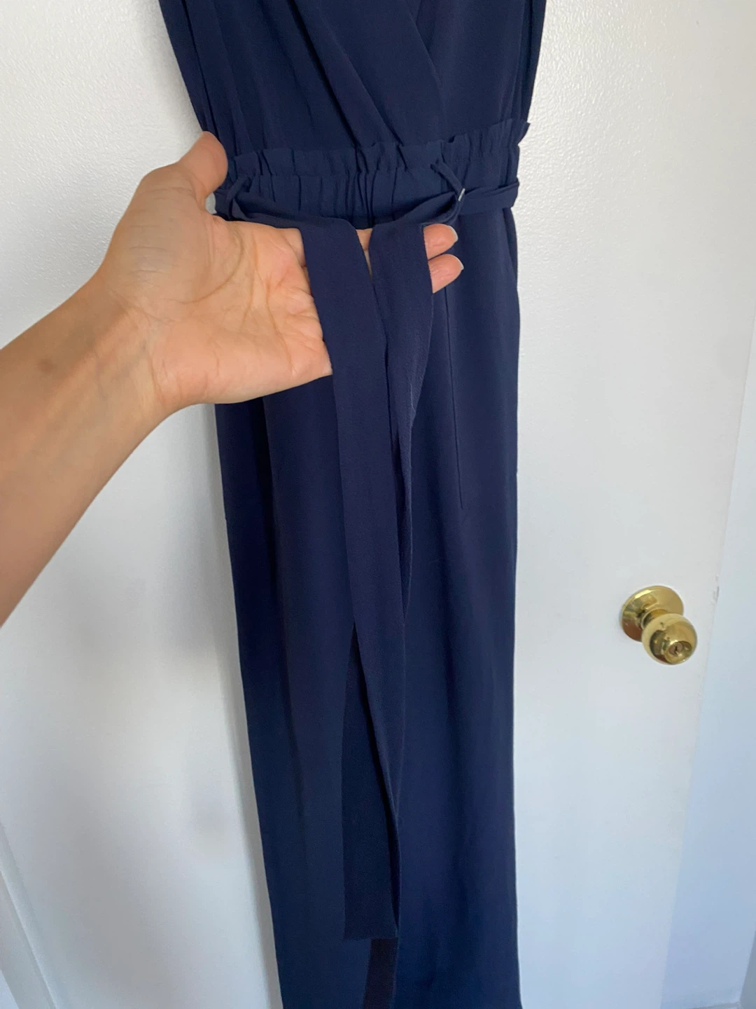 Monteau Navy Blue Jumpsuit - Size XS - photo 4