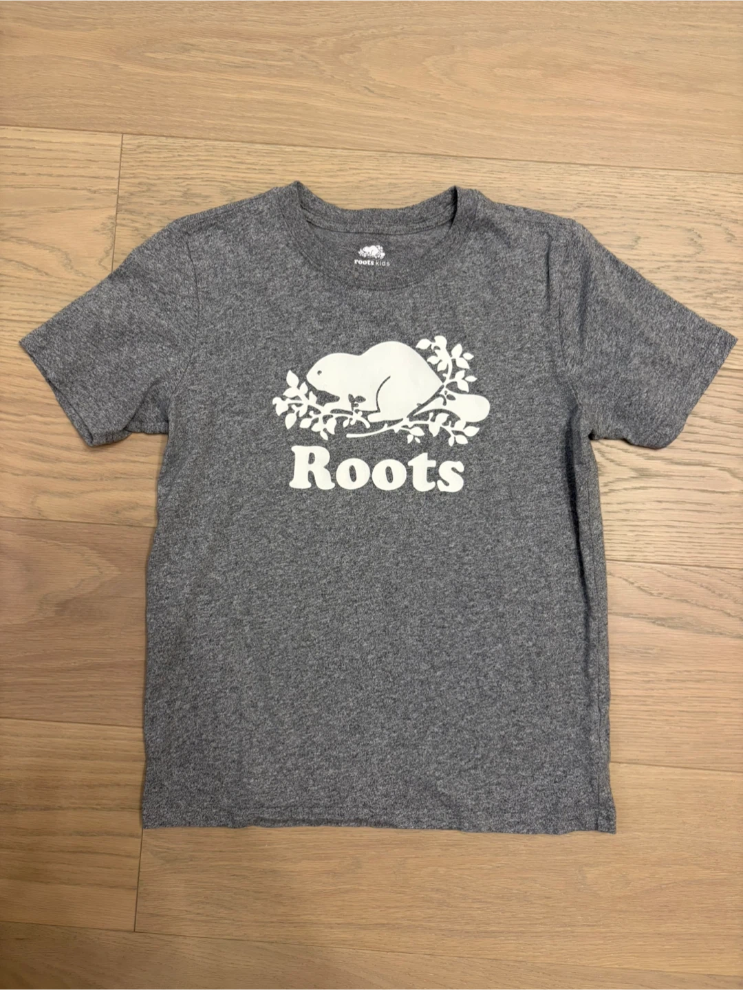 Roots Kids Grey T-Shirt XL (11-12 yrs)