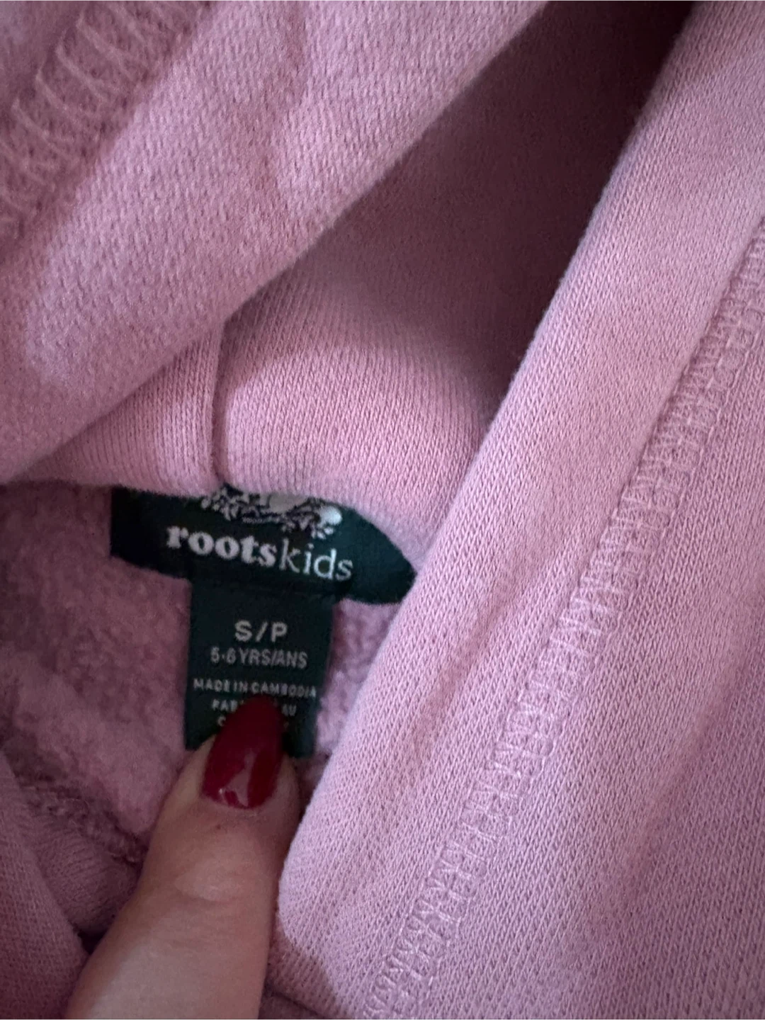 Roots Kids Pink Hoodie & Sweatpants Set Size 6 - photo 4