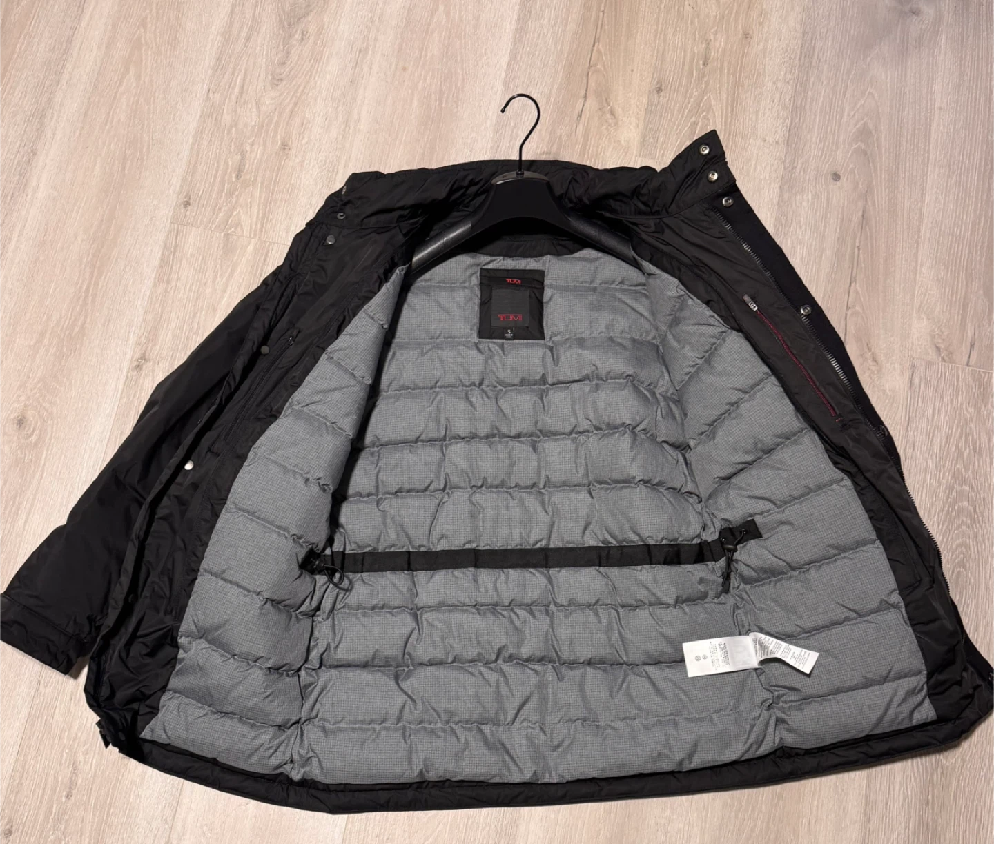 Tumi Black Puffer Jacket - Size S - photo 2