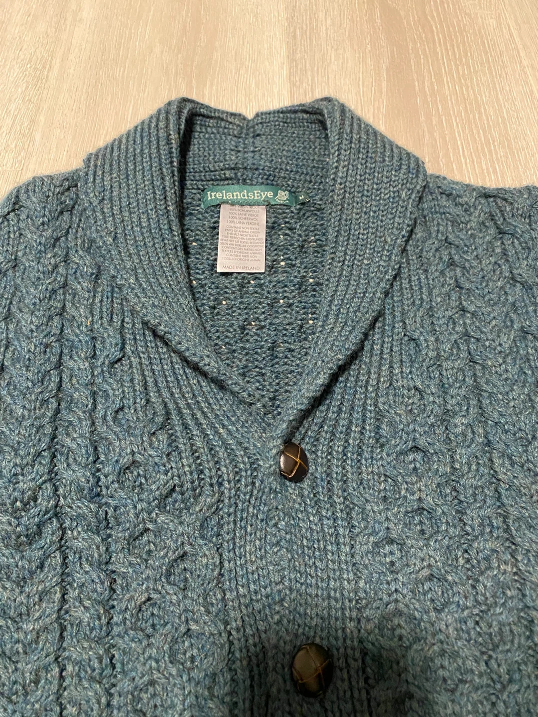 Ireland's Eye Wool Cardigan - Size M - photo 2