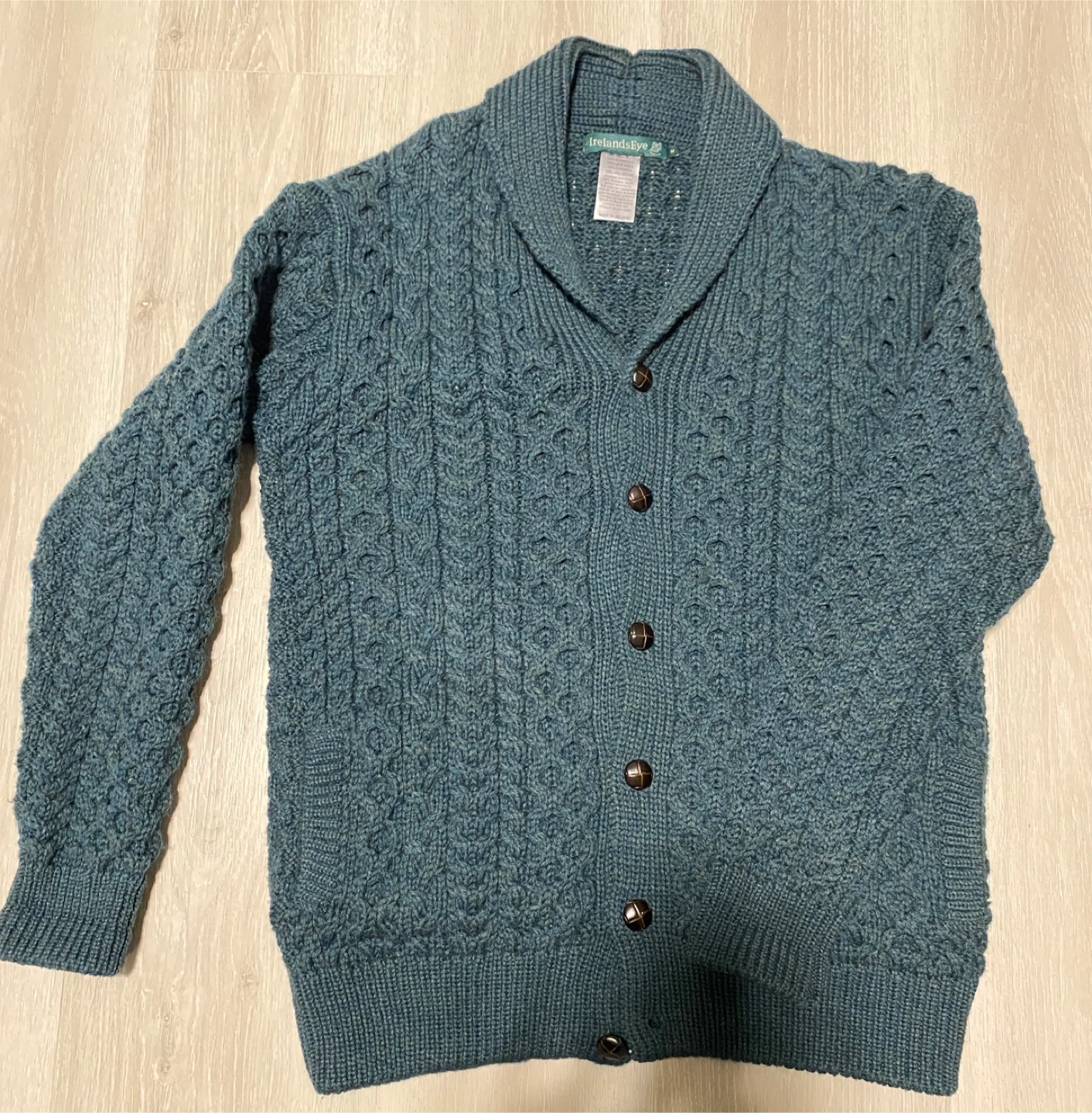 Ireland's Eye Wool Cardigan - Size M