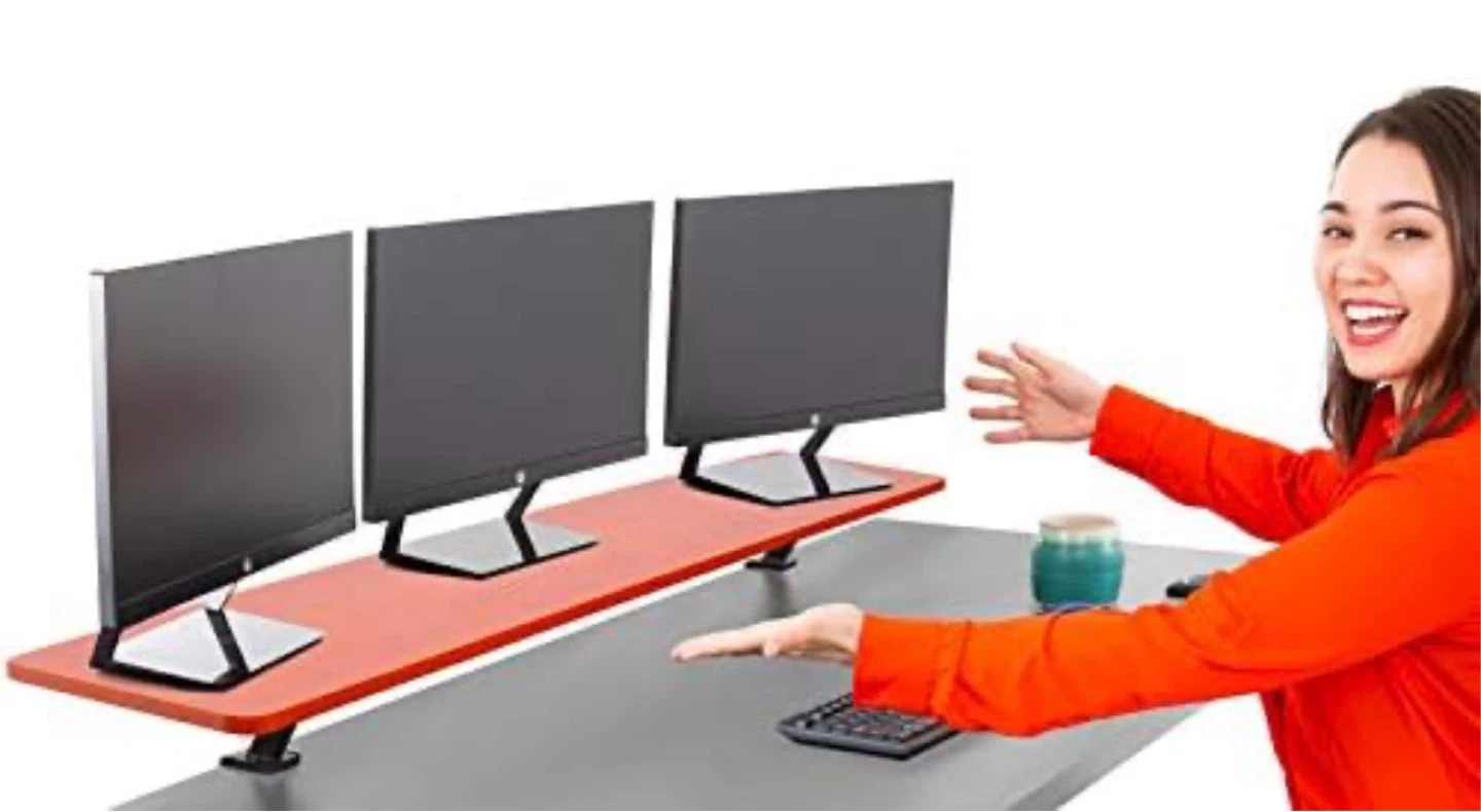 Stand Steady 55 Inch Clamp On Desk Shelf Riser for Monitors