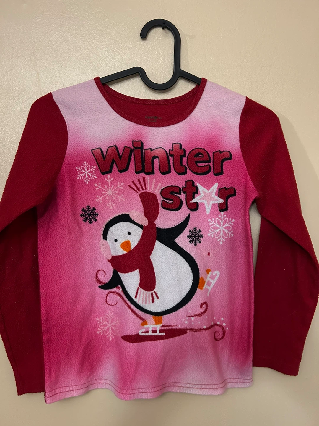 Preloved Kids Red 2PC Pajamas size 7/8 - photo 3