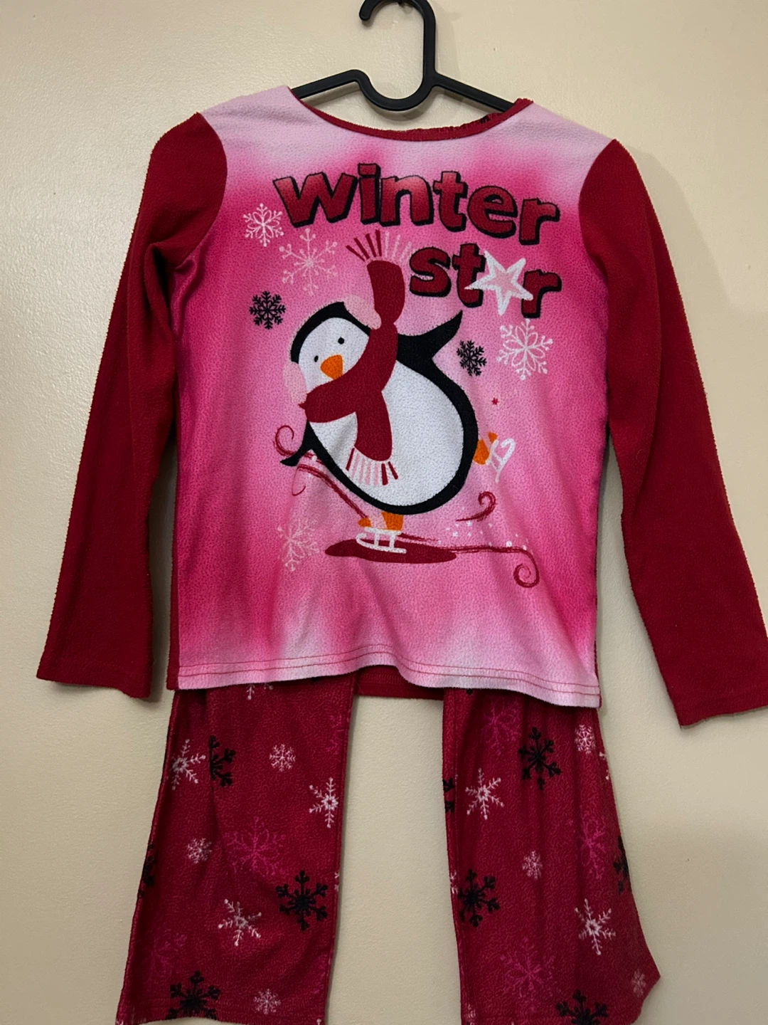 Preloved Kids Red 2PC Pajamas size 7/8