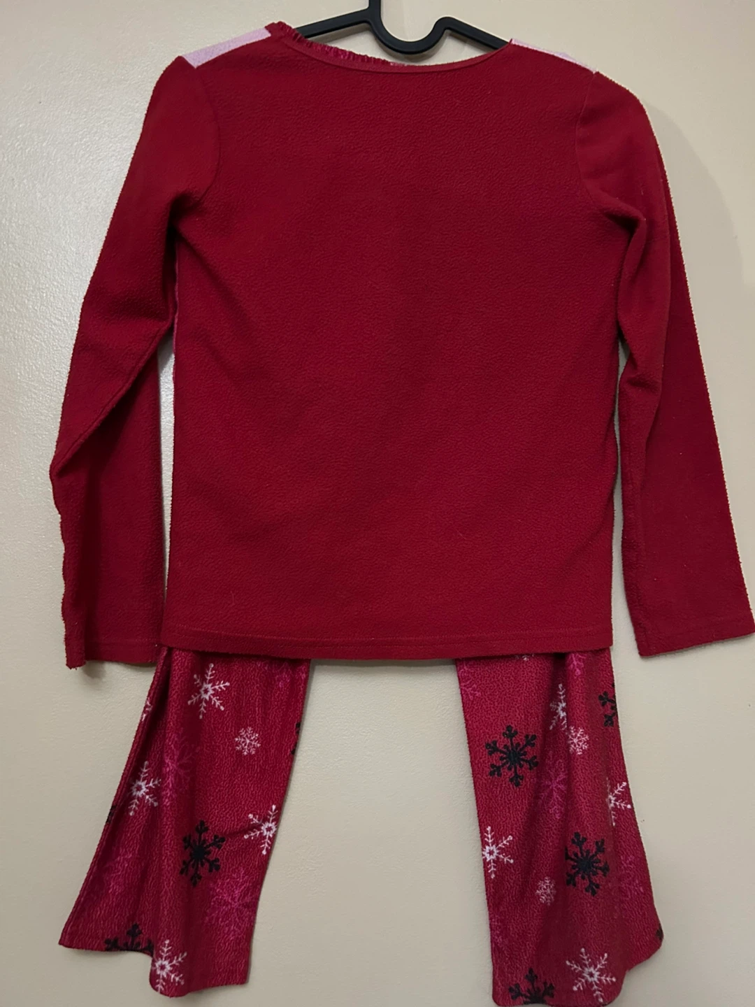Preloved Kids Red 2PC Pajamas size 7/8 - photo 2