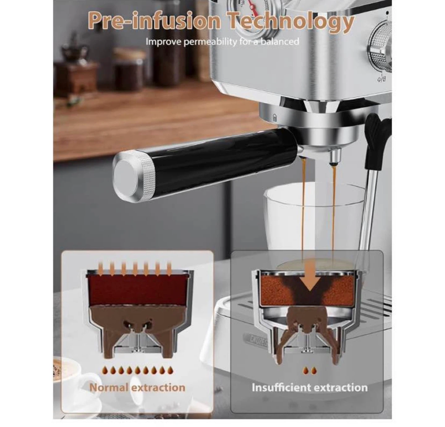 CROZESE Espresso Machine - photo 3