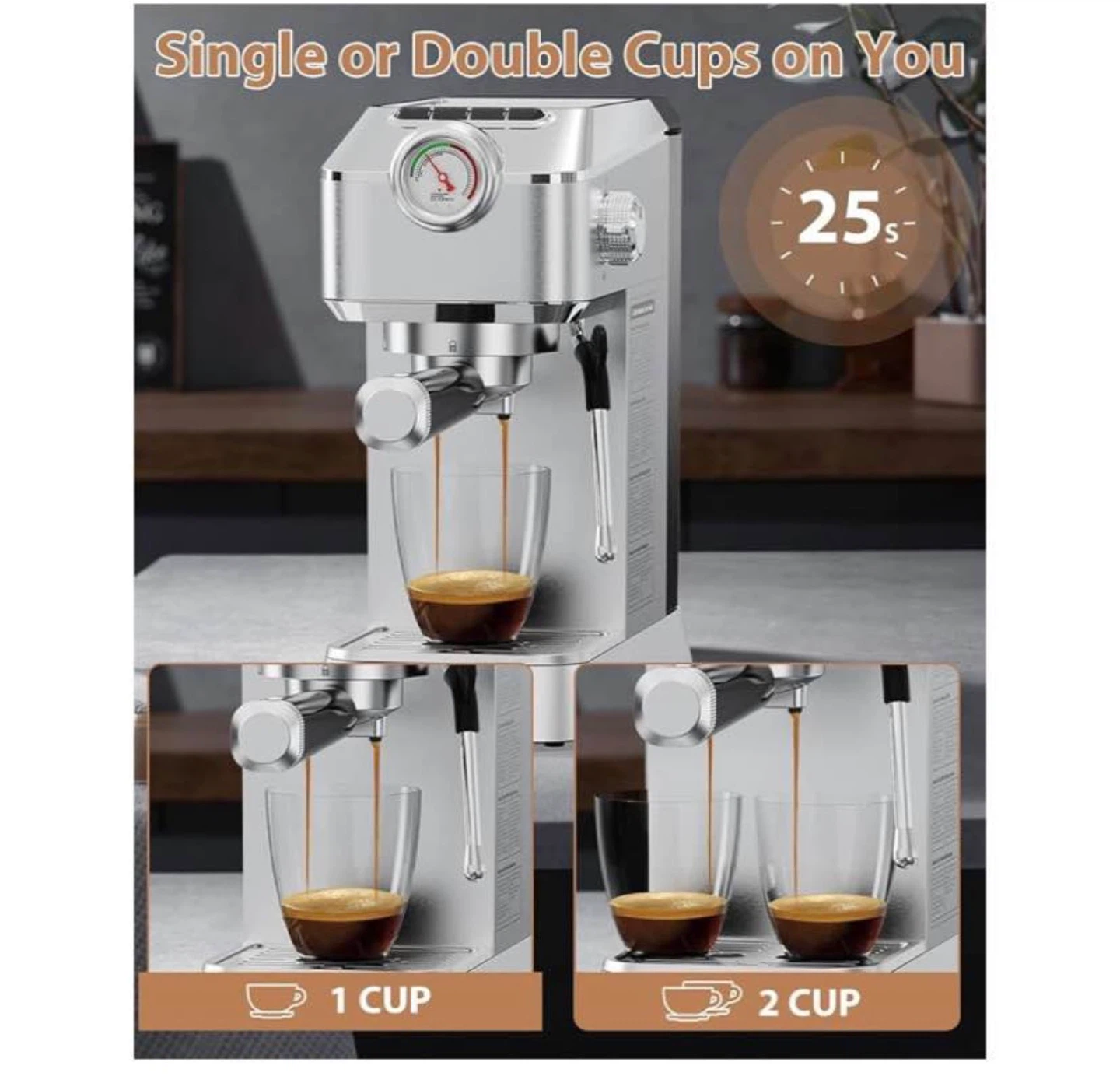 CROZESE Espresso Machine - photo 4