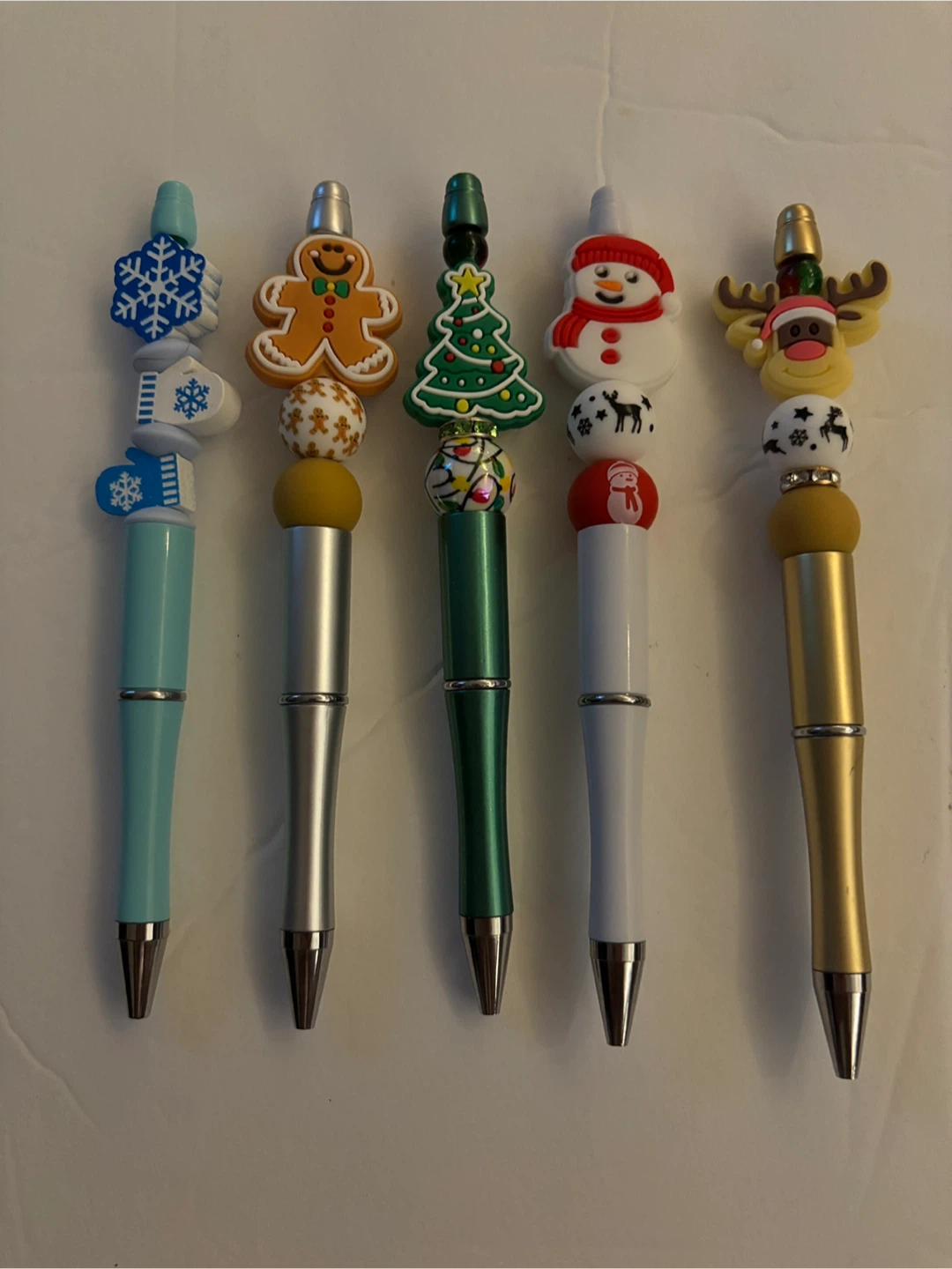 Handmade Christmas Beaded Pens - photo 3