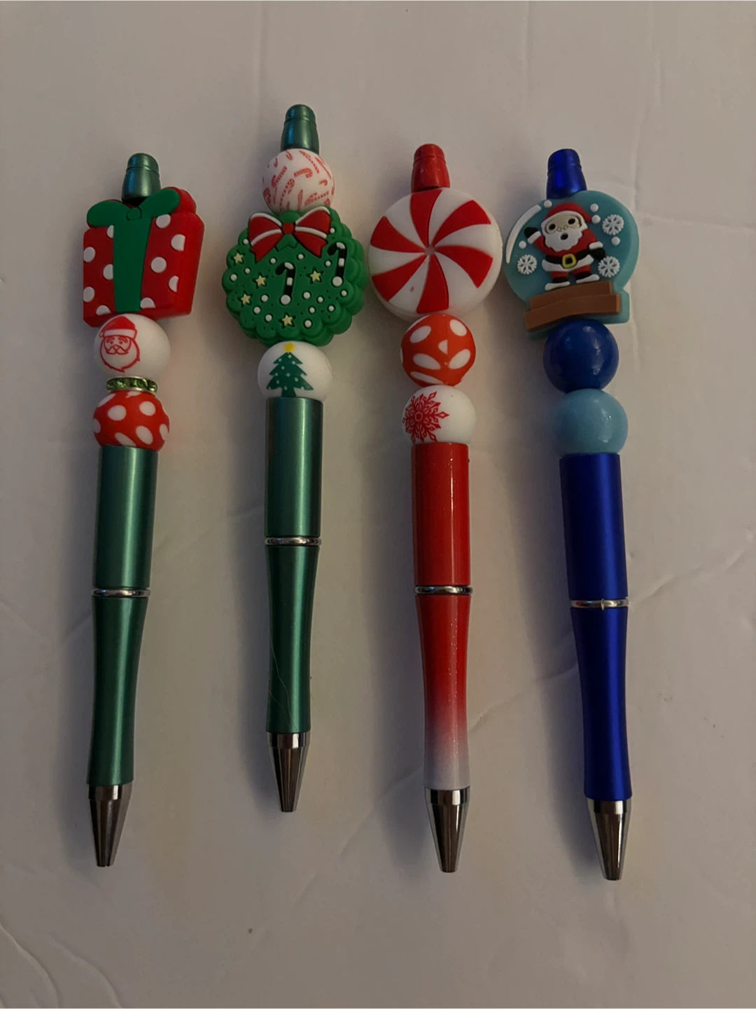 Handmade Christmas Beaded Pens - photo 4