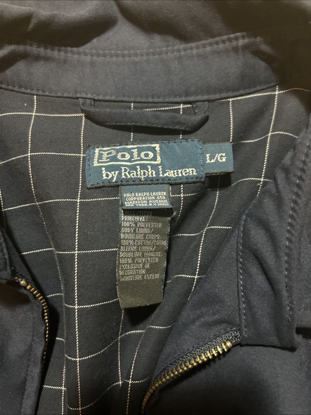 Polo Ralph Lauren Navy Blue Jacket - Size L/G - photo 3