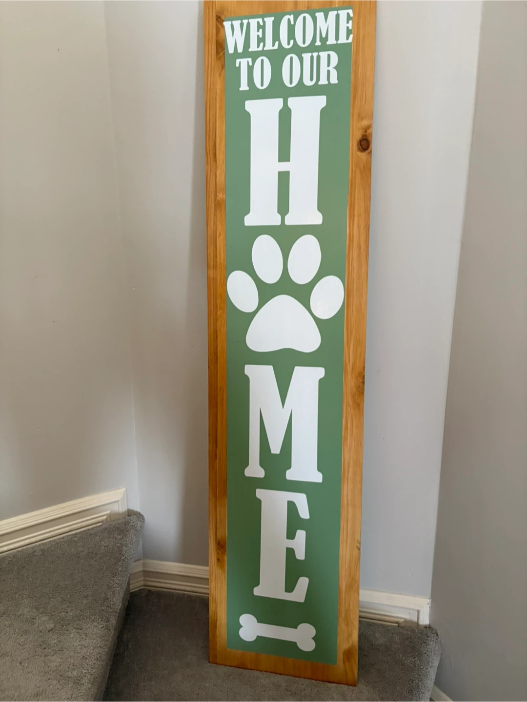 Welcome to Our Home Wood Sign