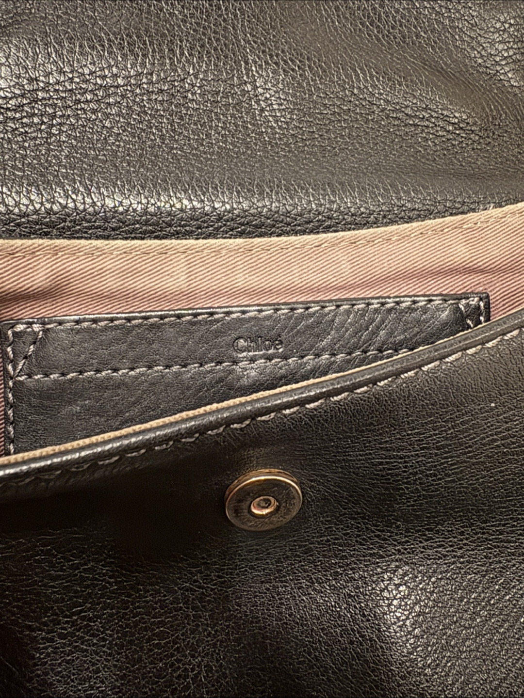 Chloé Marcie Black Leather Crossbody Bag - photo 4