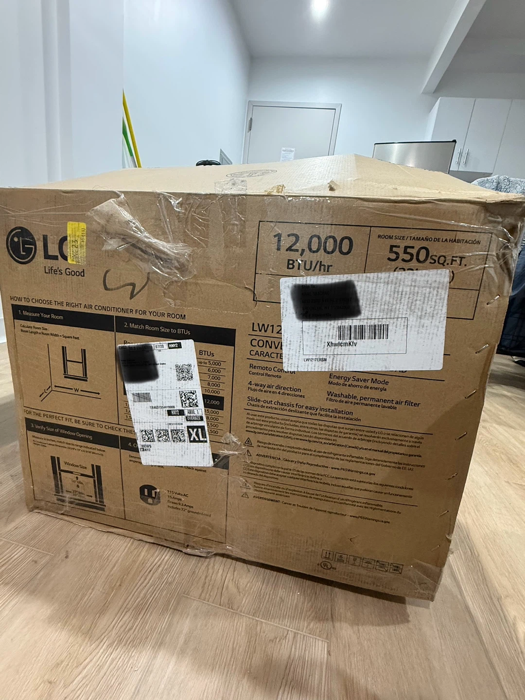 Large Window Air Conditioner LG 12,000 BTU - photo 3