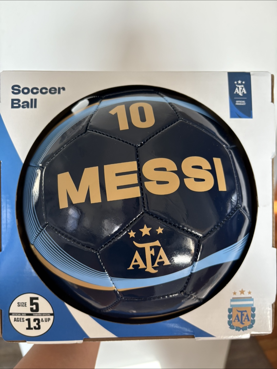New Messi AFA Soccer Ball - Size 5