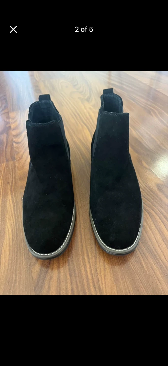 Bruno Marc Black Chelsea Boots Size 9.5 - photo 2