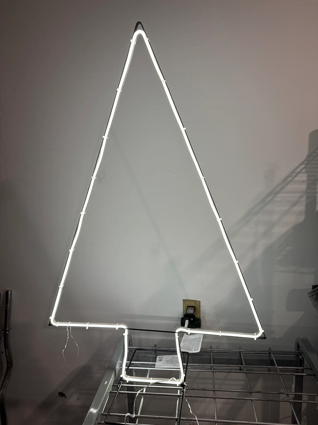 Home Accents Holiday 3ft LED Faux Neon Tree