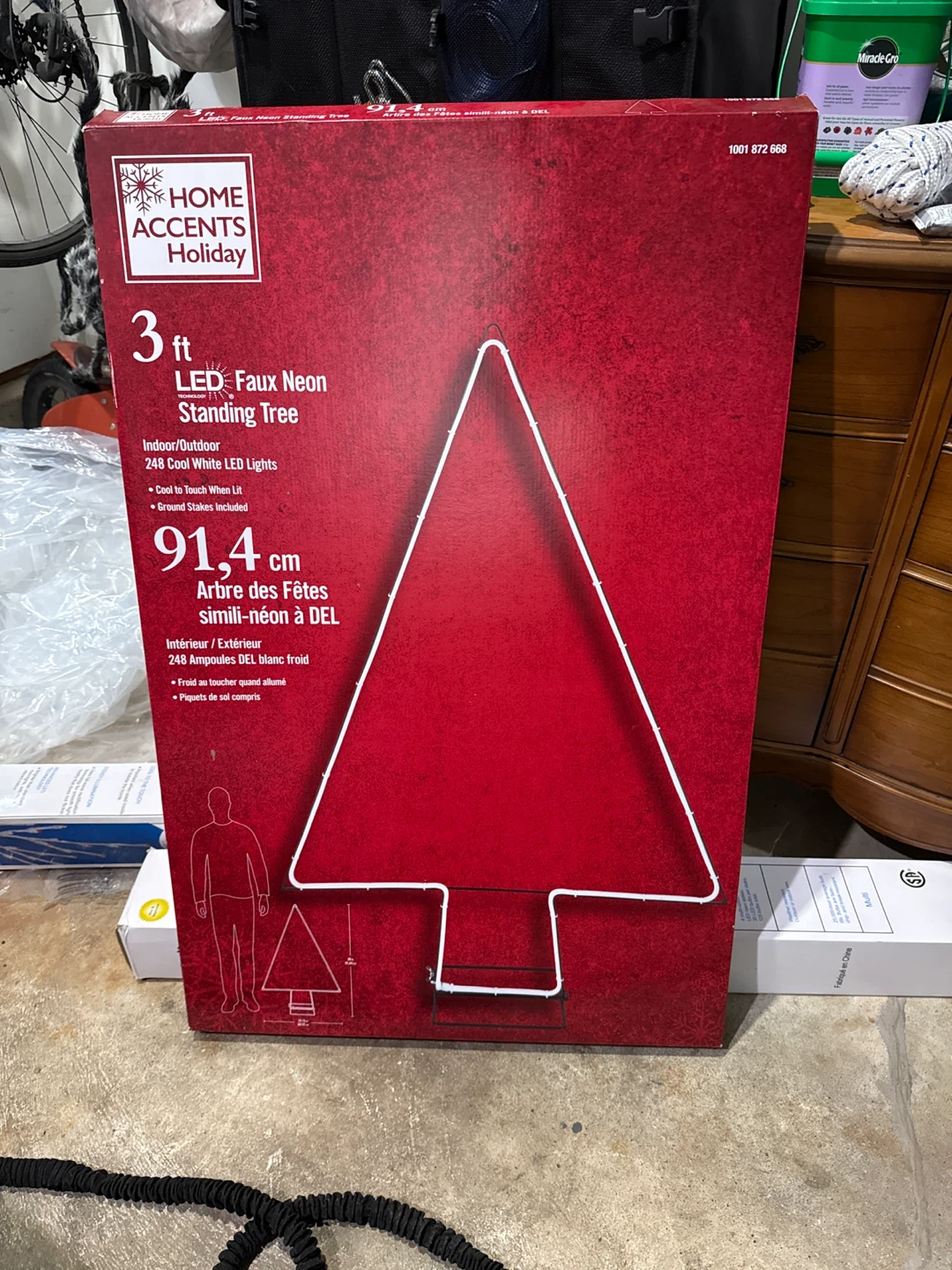 Home Accents Holiday 3ft LED Faux Neon Tree - photo 2