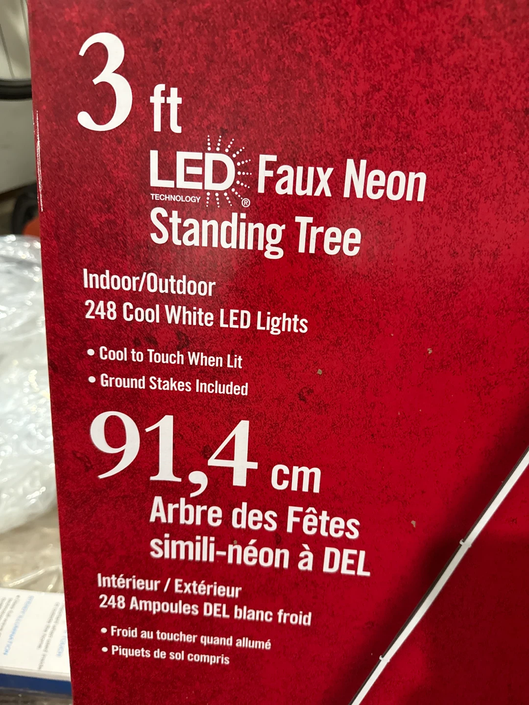 Home Accents Holiday 3ft LED Faux Neon Tree - photo 3