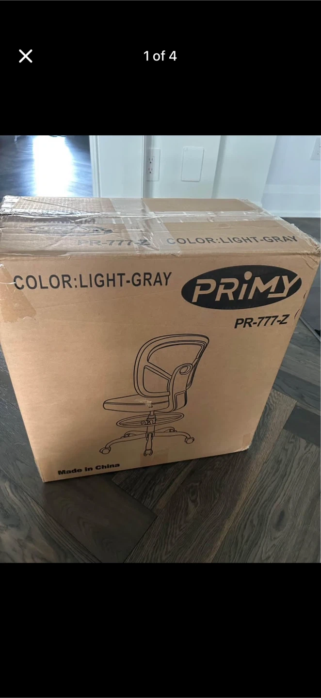 New PRIMY PR-777-Z Light Gray Office Chair