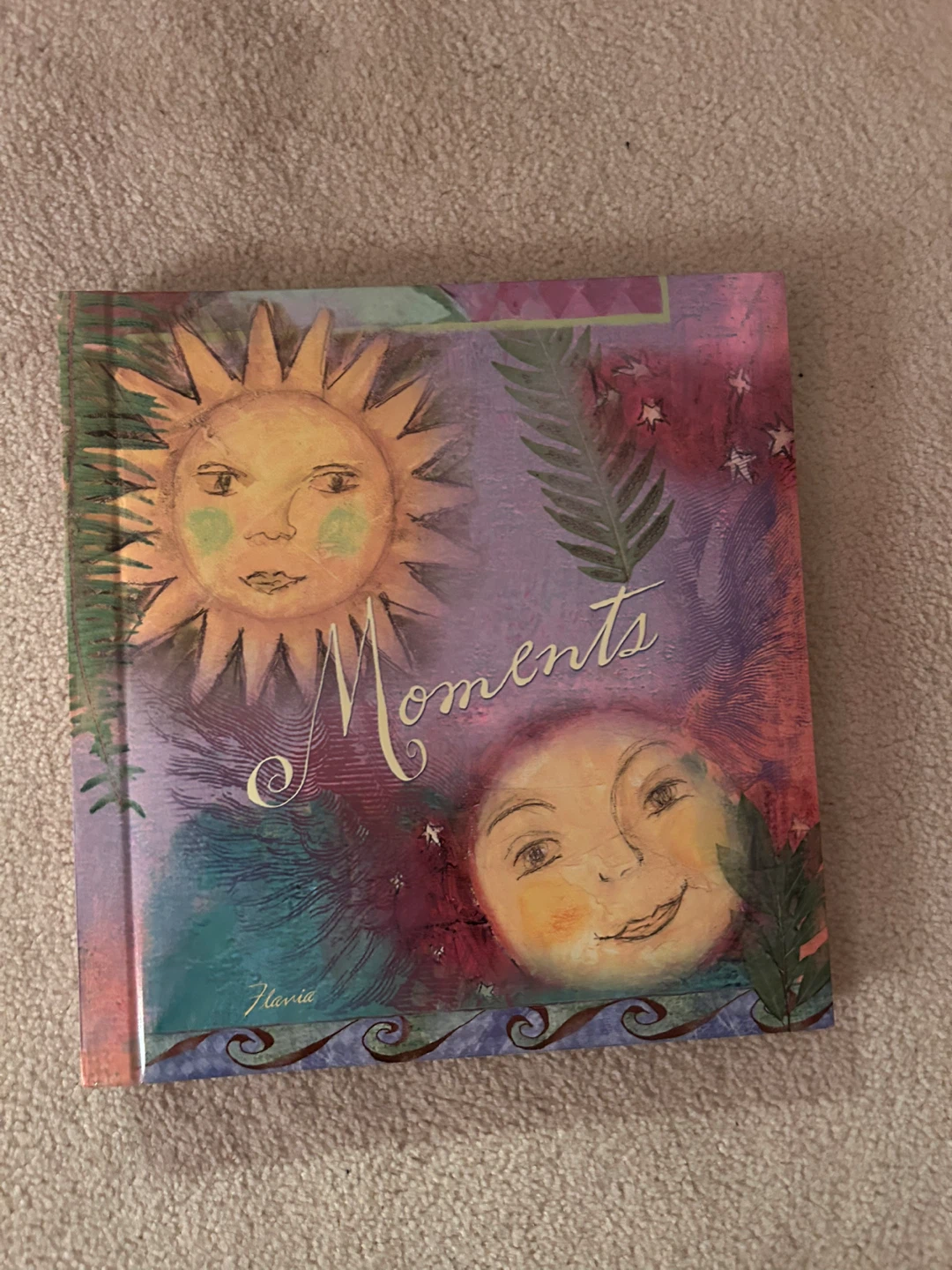 Large sticky page scrapbook