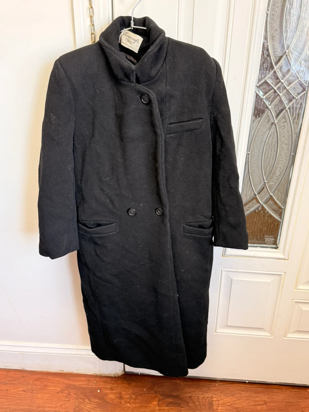 Towncraft Black Wool Coat - photo 2