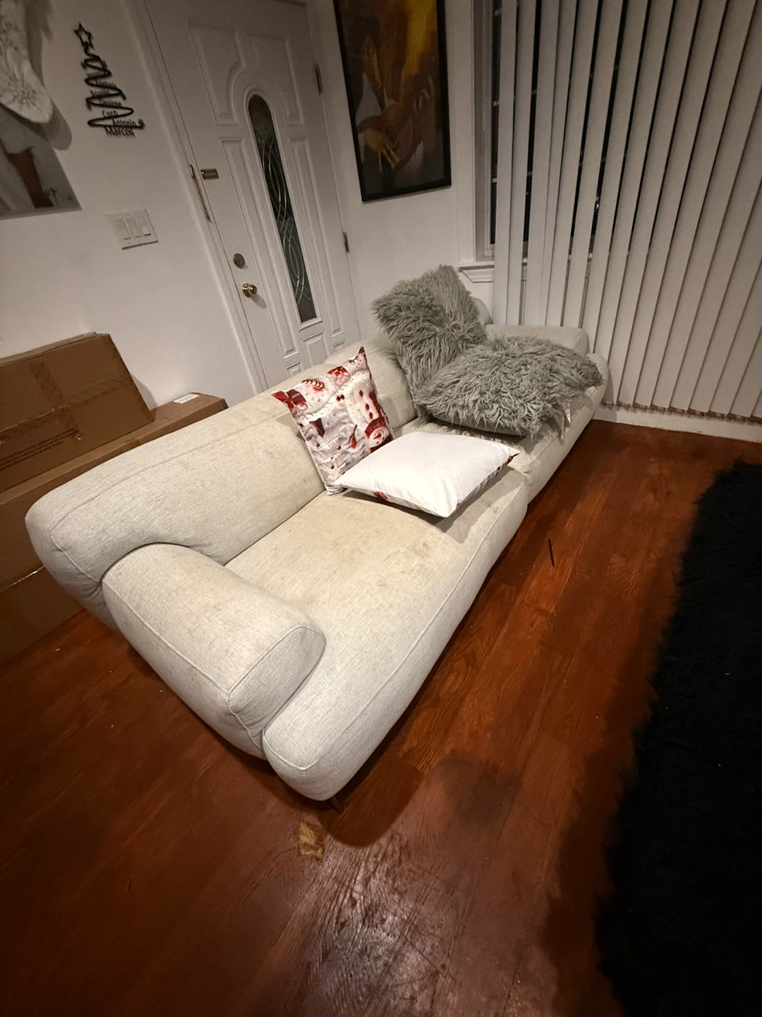 Comfortable Beige Sofa - Gently Used - photo 2