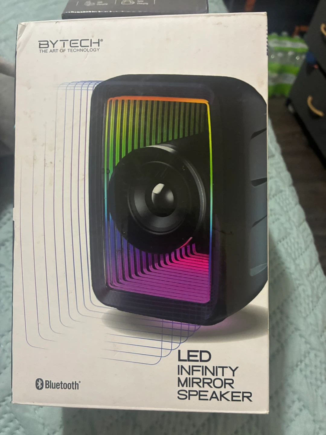 BYTECH LED Infinity Mirror Speaker - Bluetooth