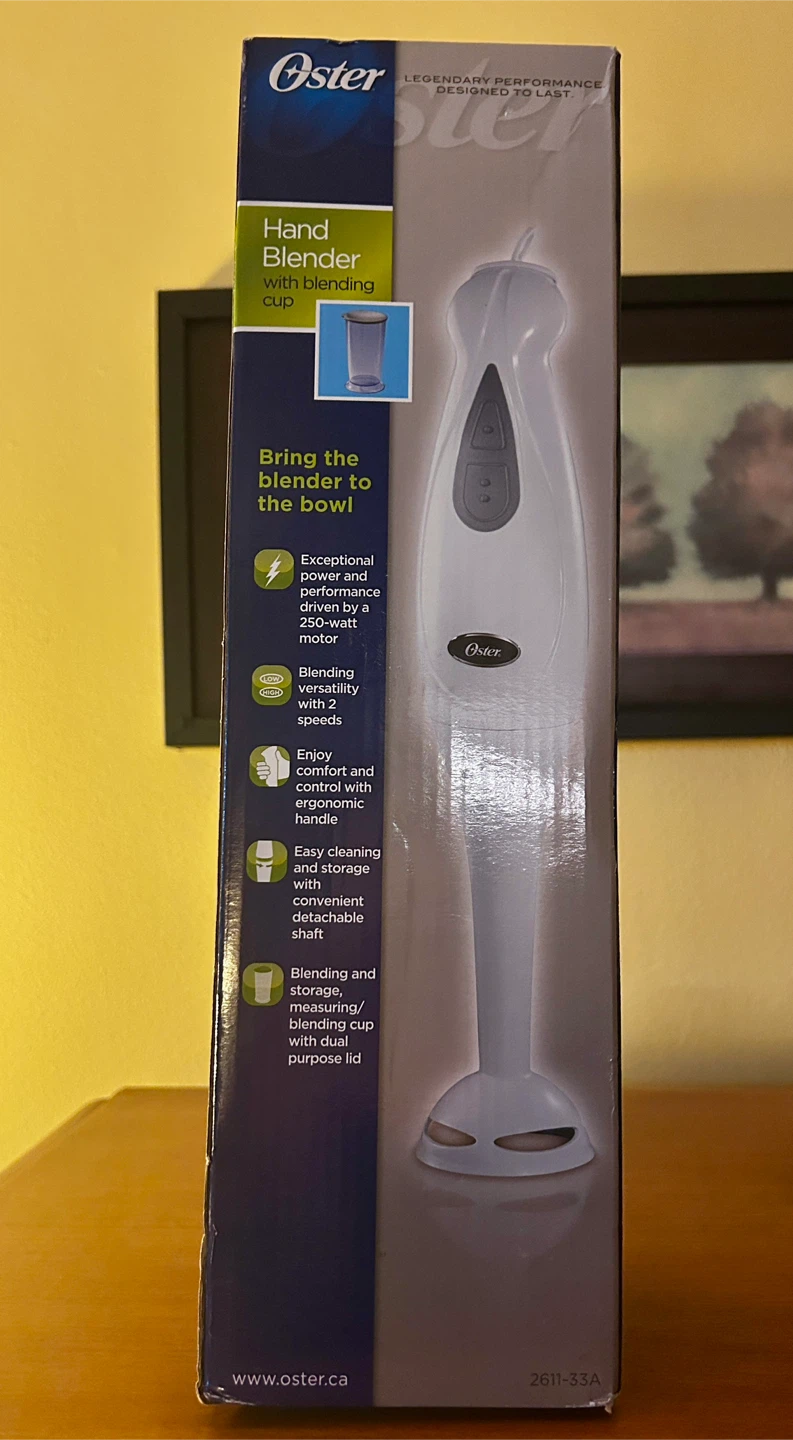 New Oster Hand Blender with Blending Cup