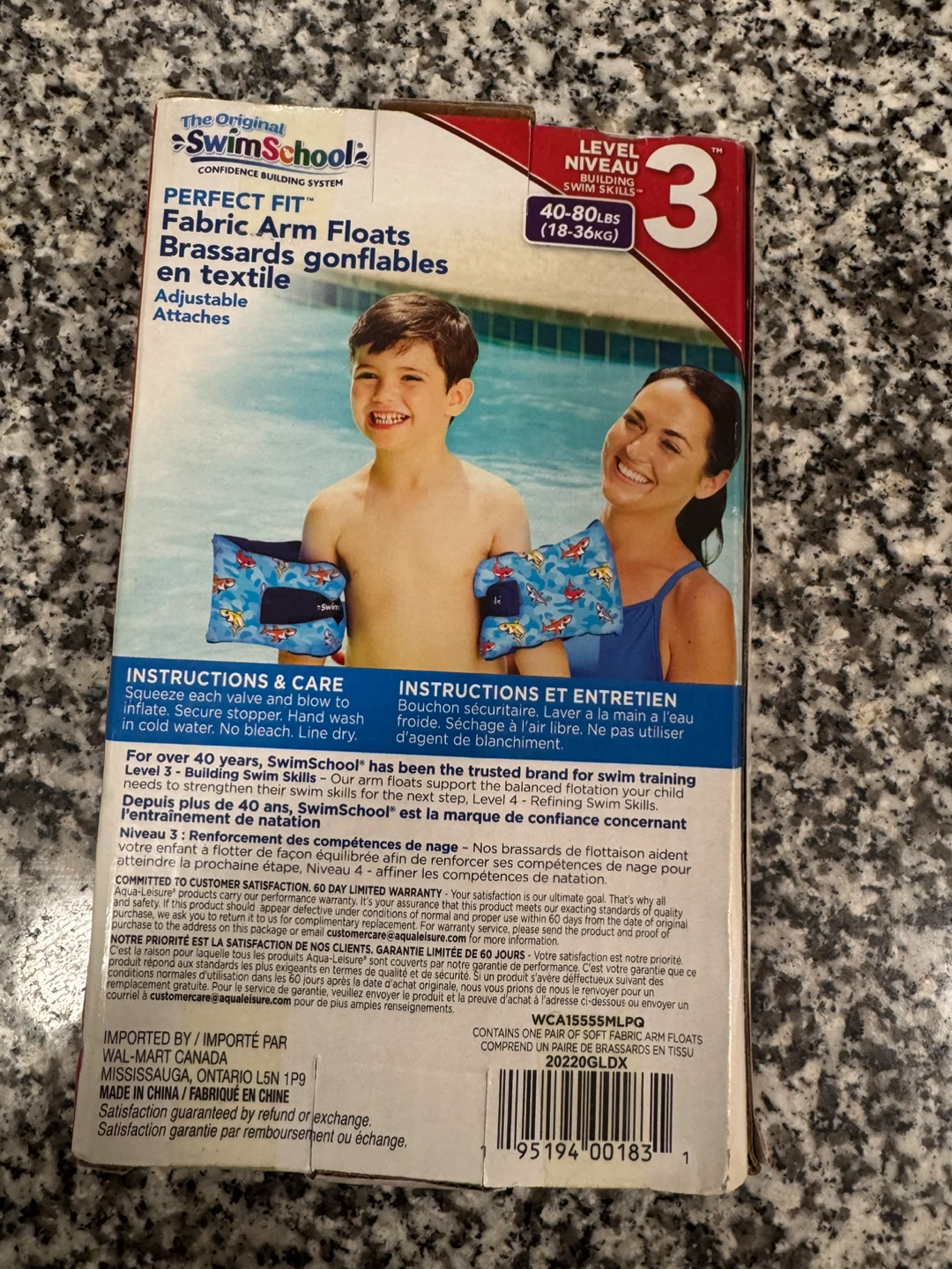 SwimSchool Perfect Fit Fabric Arm Floats (40-80lbs) - photo 2