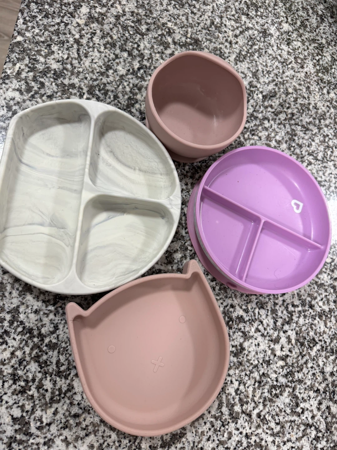 Assorted Silicone Baby Bowls & Plates