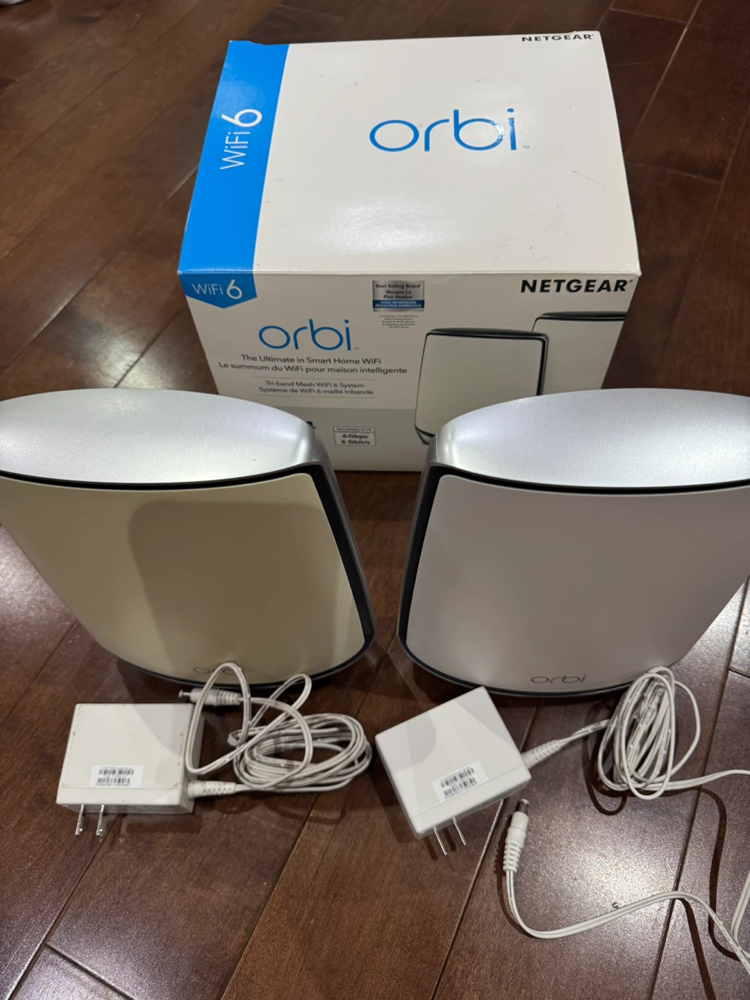 Netgear Orbi AX6000 Tri-Band Mesh WiFi 6 System RBK852