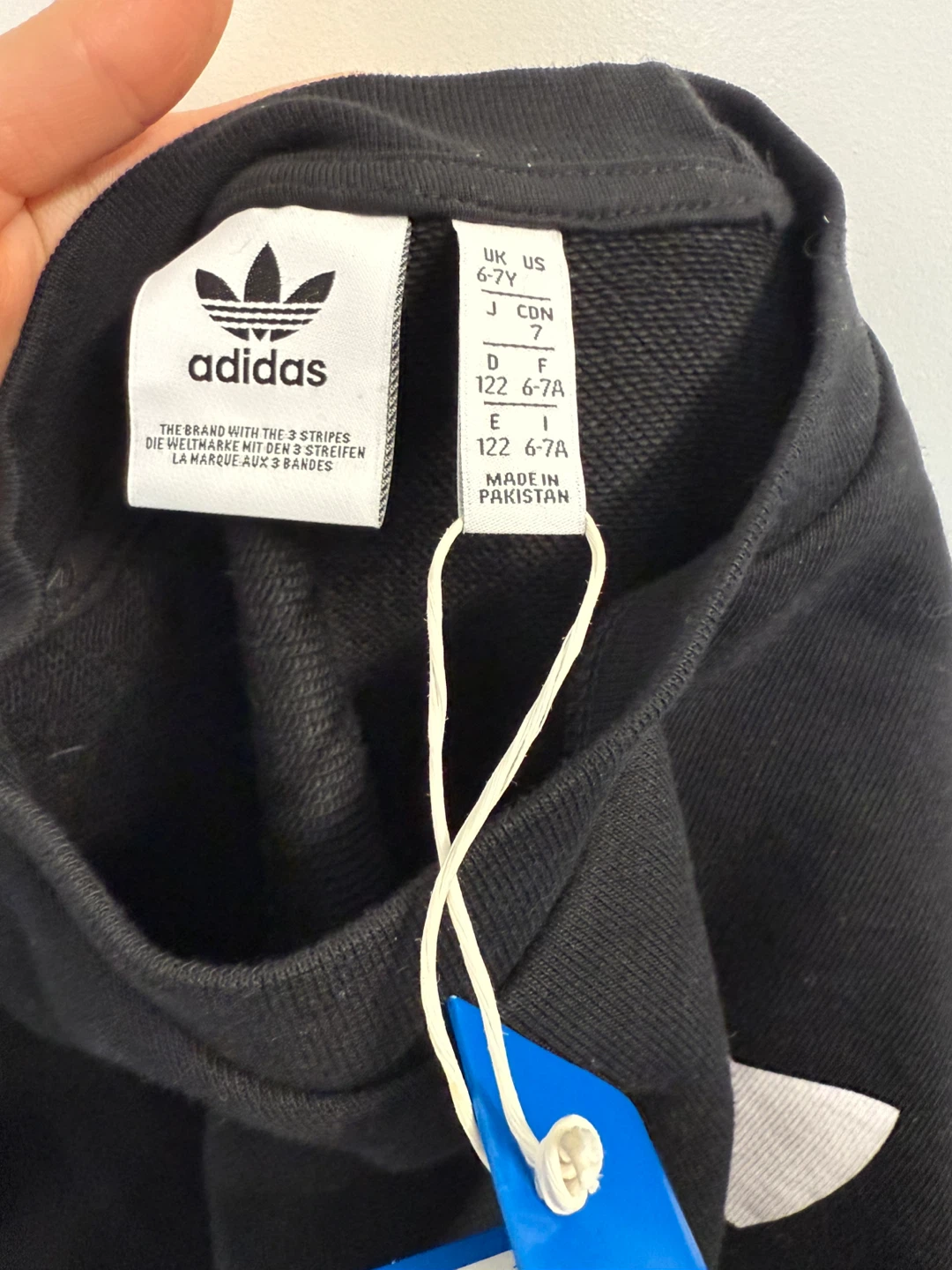 Adidas Crew Set Black/White, Size 6-7Y - photo 2