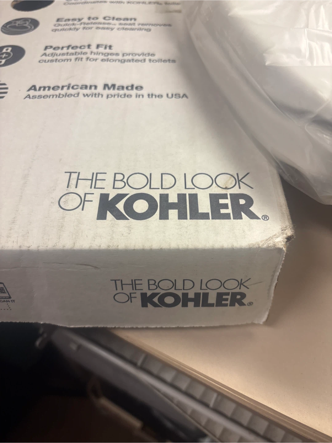 New Kohler Toilet Seat - Elongated - photo 3