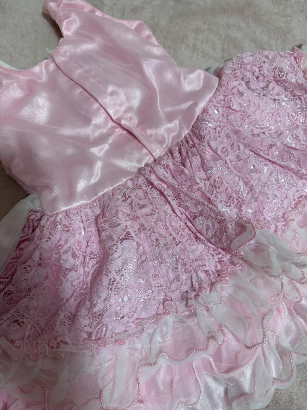 Pink Floral Lace Dress - photo 5