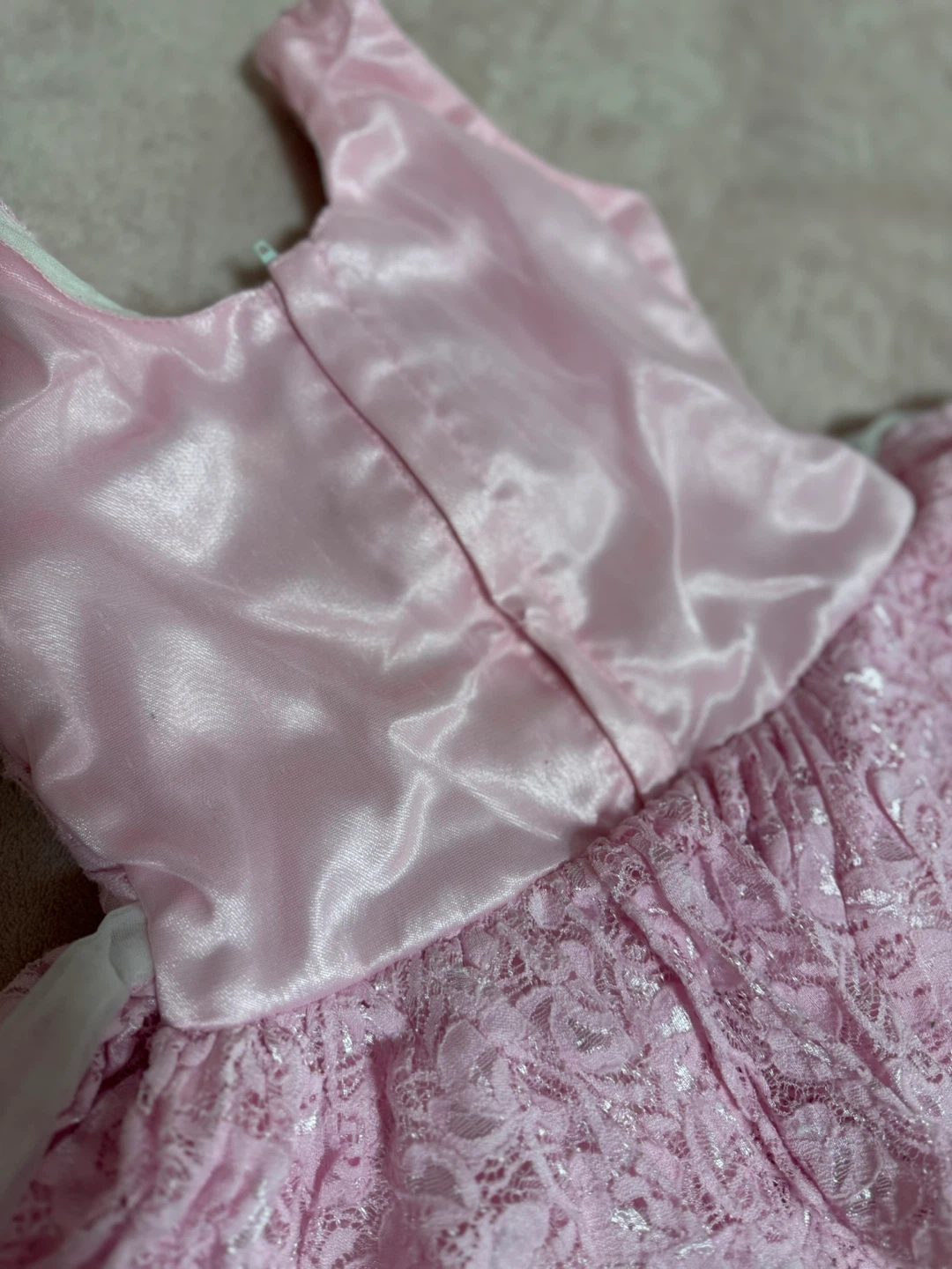 Pink Floral Lace Dress - photo 4